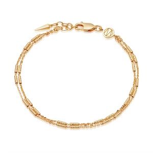 Missoma Gold Vervelle Double Chain Bracelet